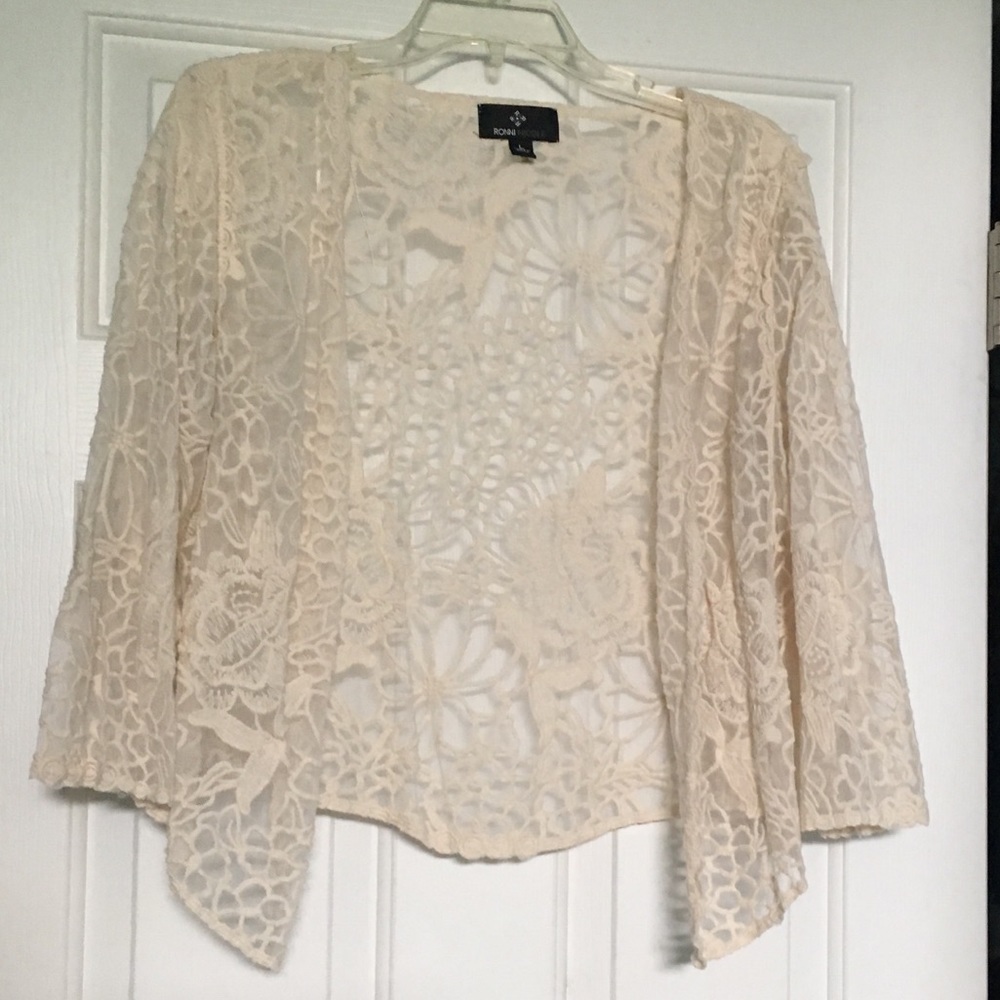Sheer Floral Cardigan